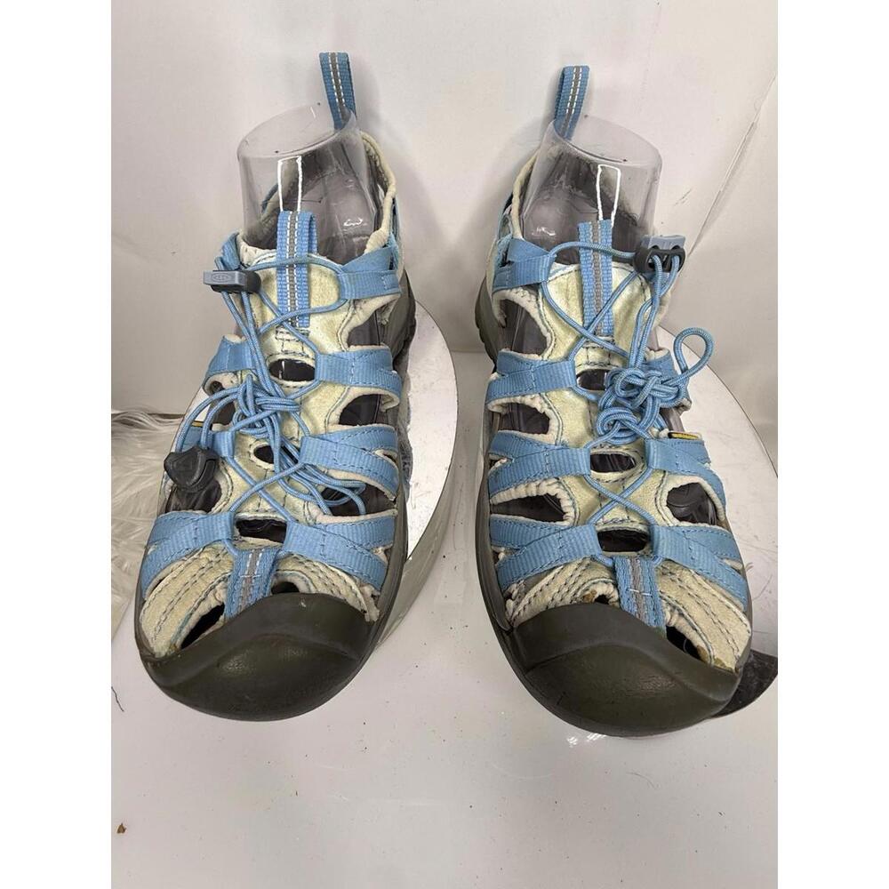Keen Waterproof Hiking Sandals Womens Sz 10 Whisper‎ Blue Outdoor Casual